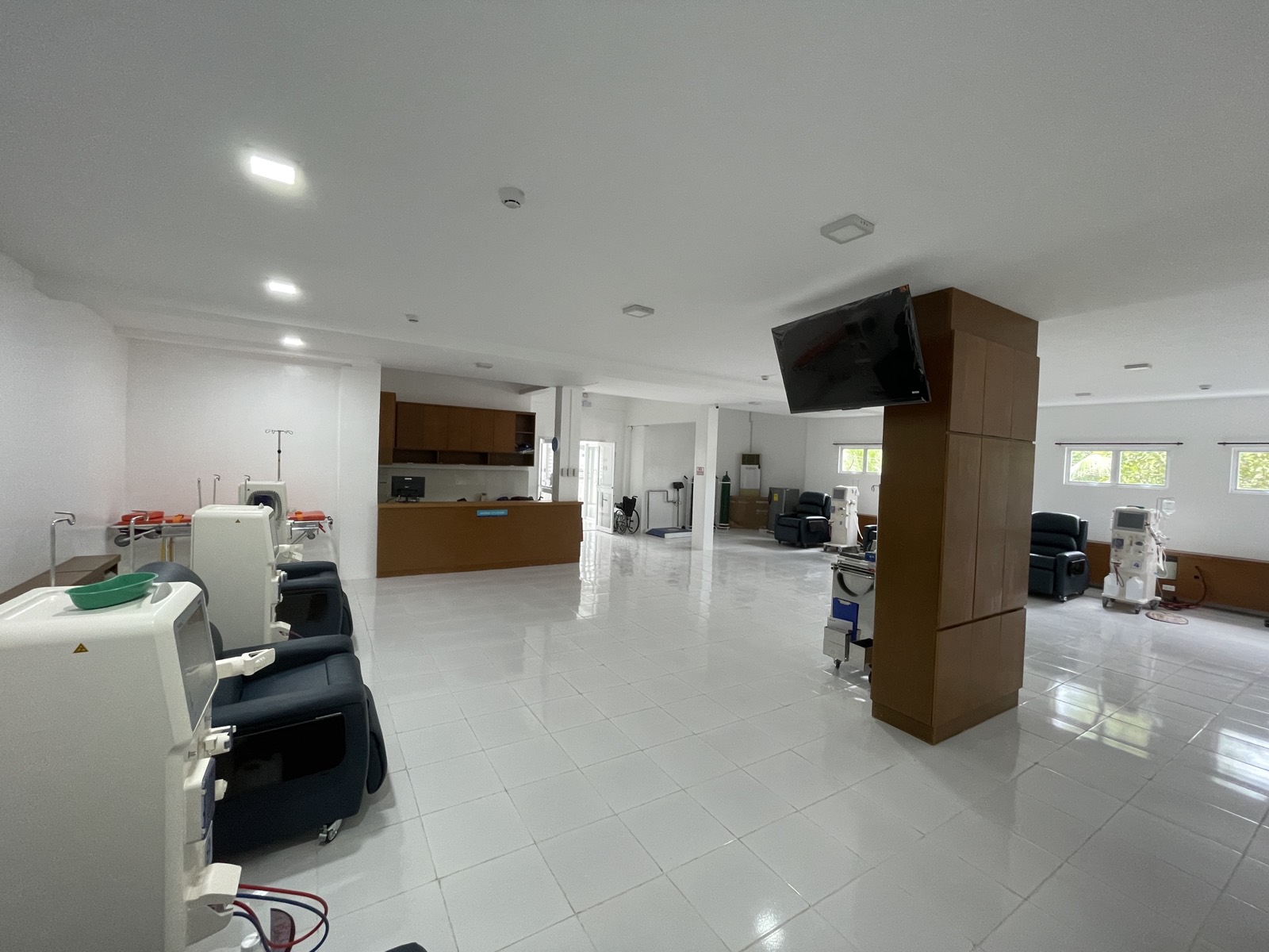 Inside a client dialysis center built by OmniCare