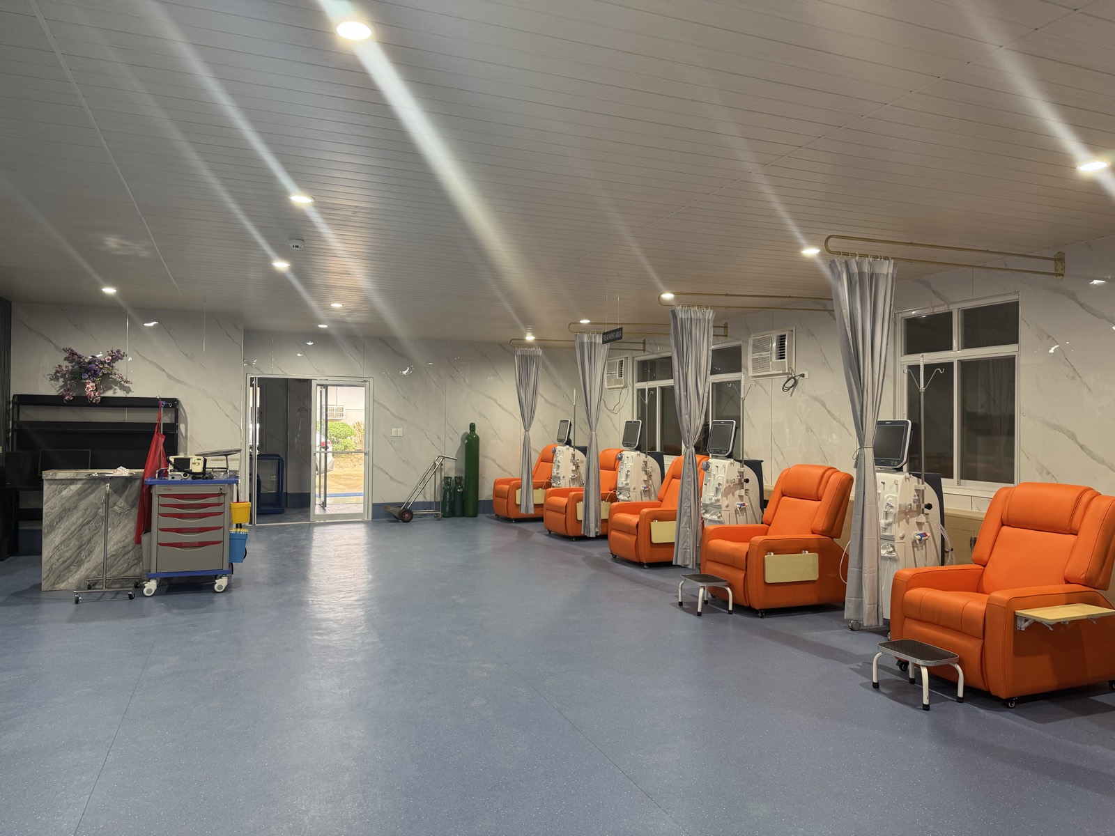 Inside a client dialysis center built by OmniCare