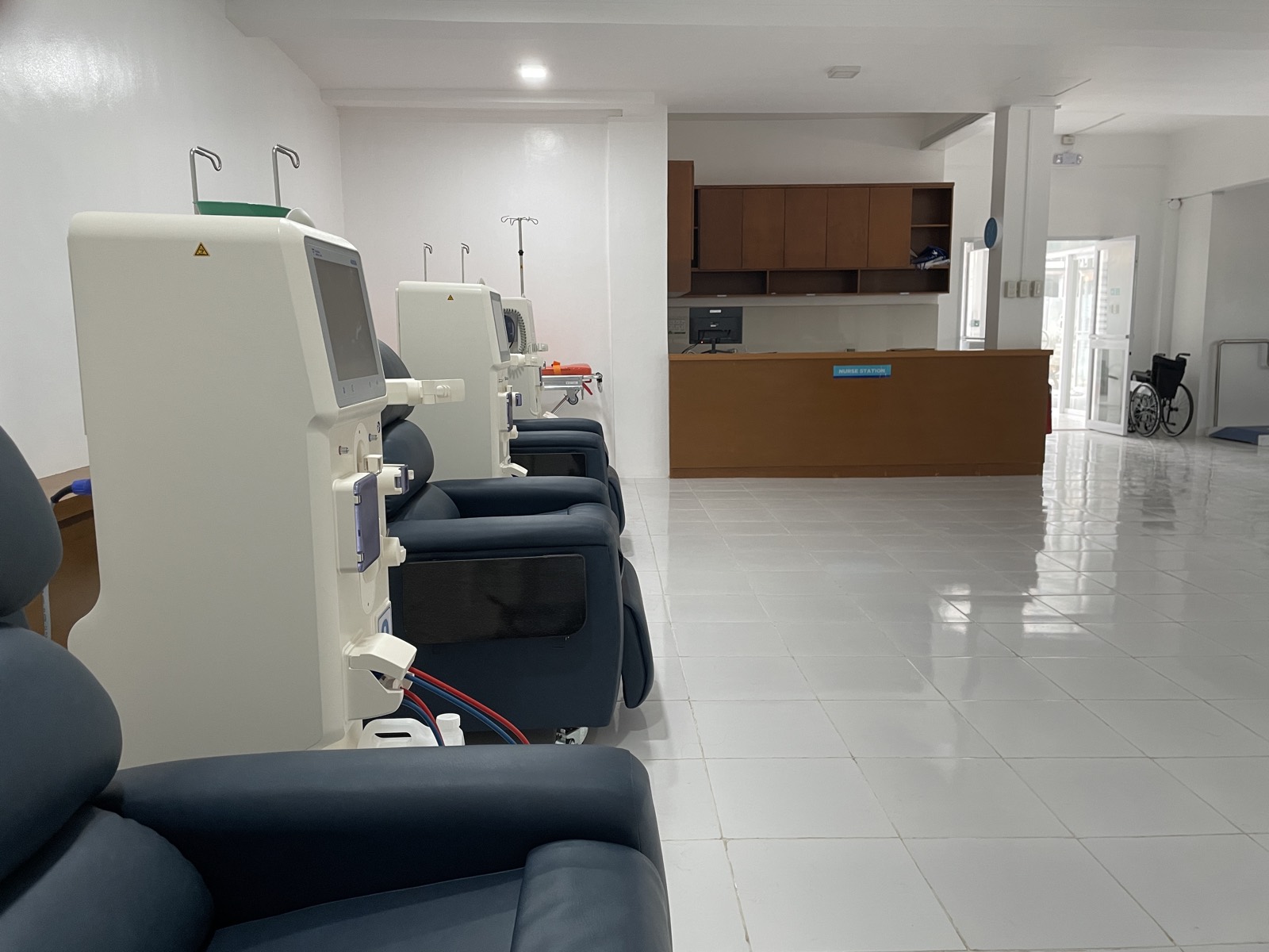 Inside a client dialysis center built by OmniCare