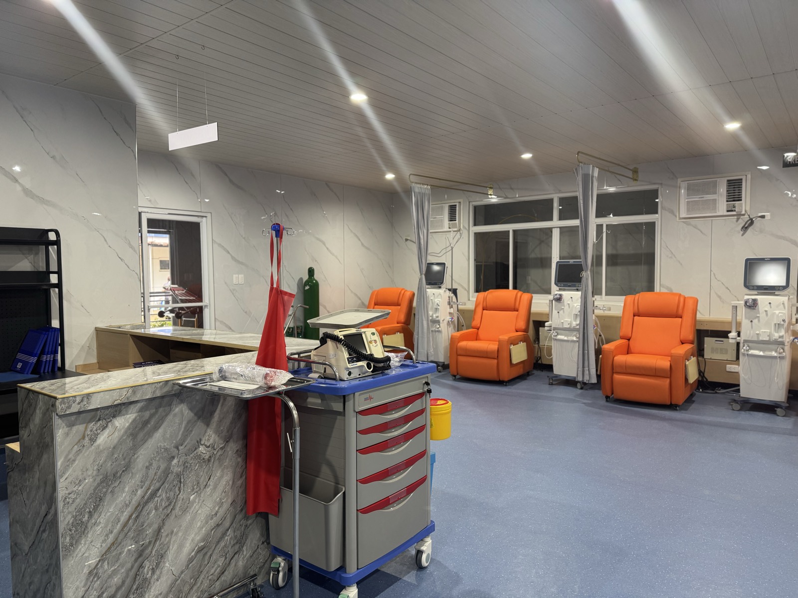 Inside a client dialysis center built by OmniCare