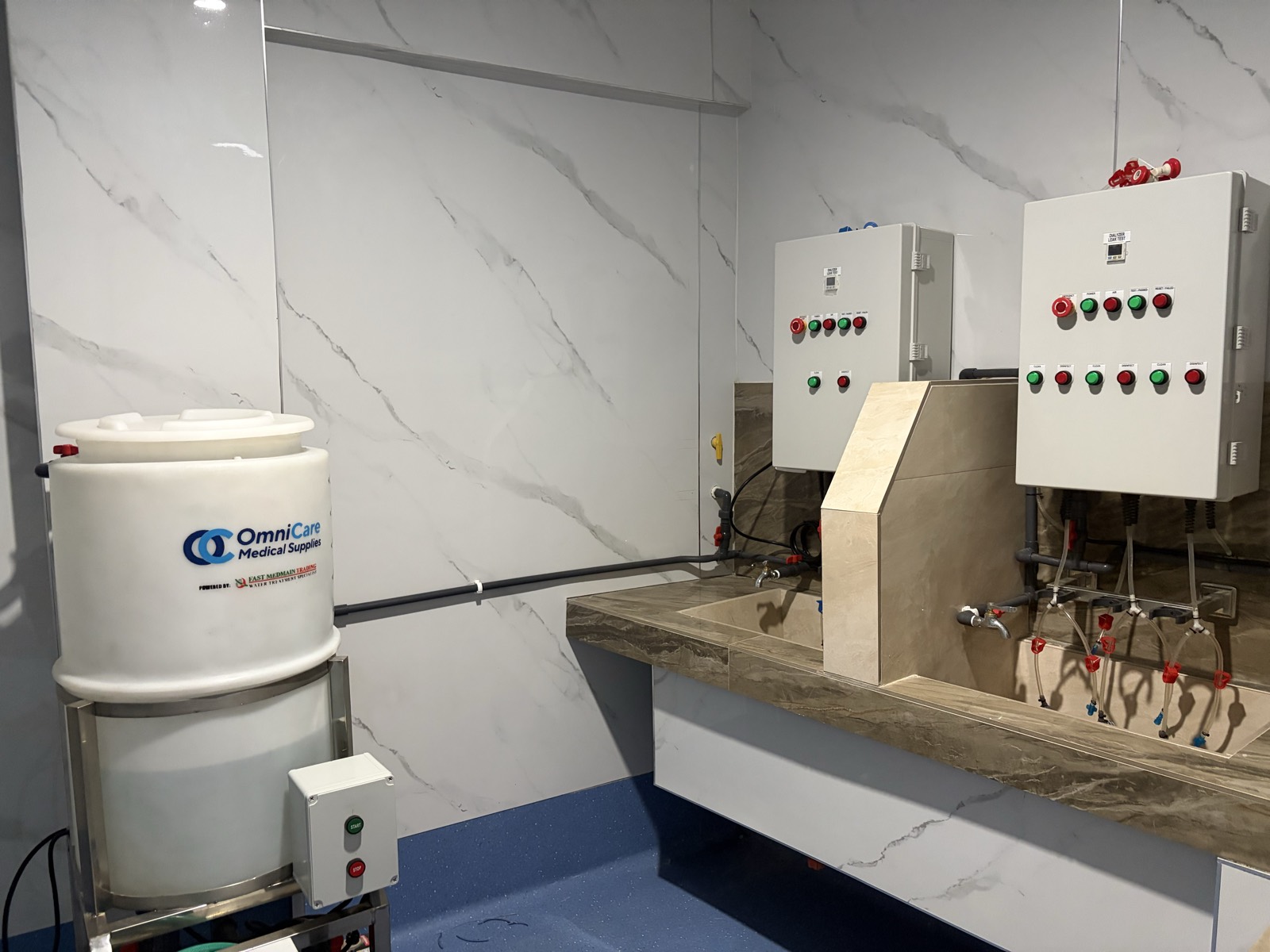 Inside a client dialysis center built by OmniCare