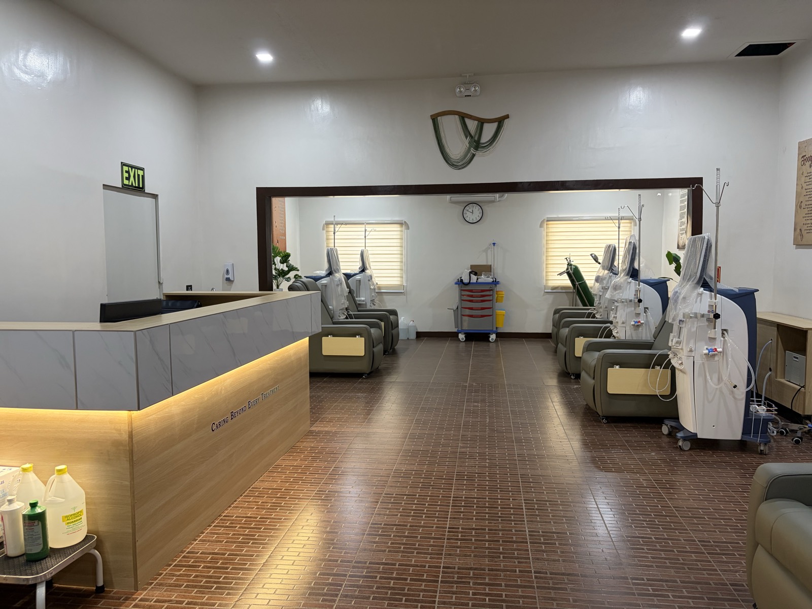 Inside a client dialysis center built by OmniCare