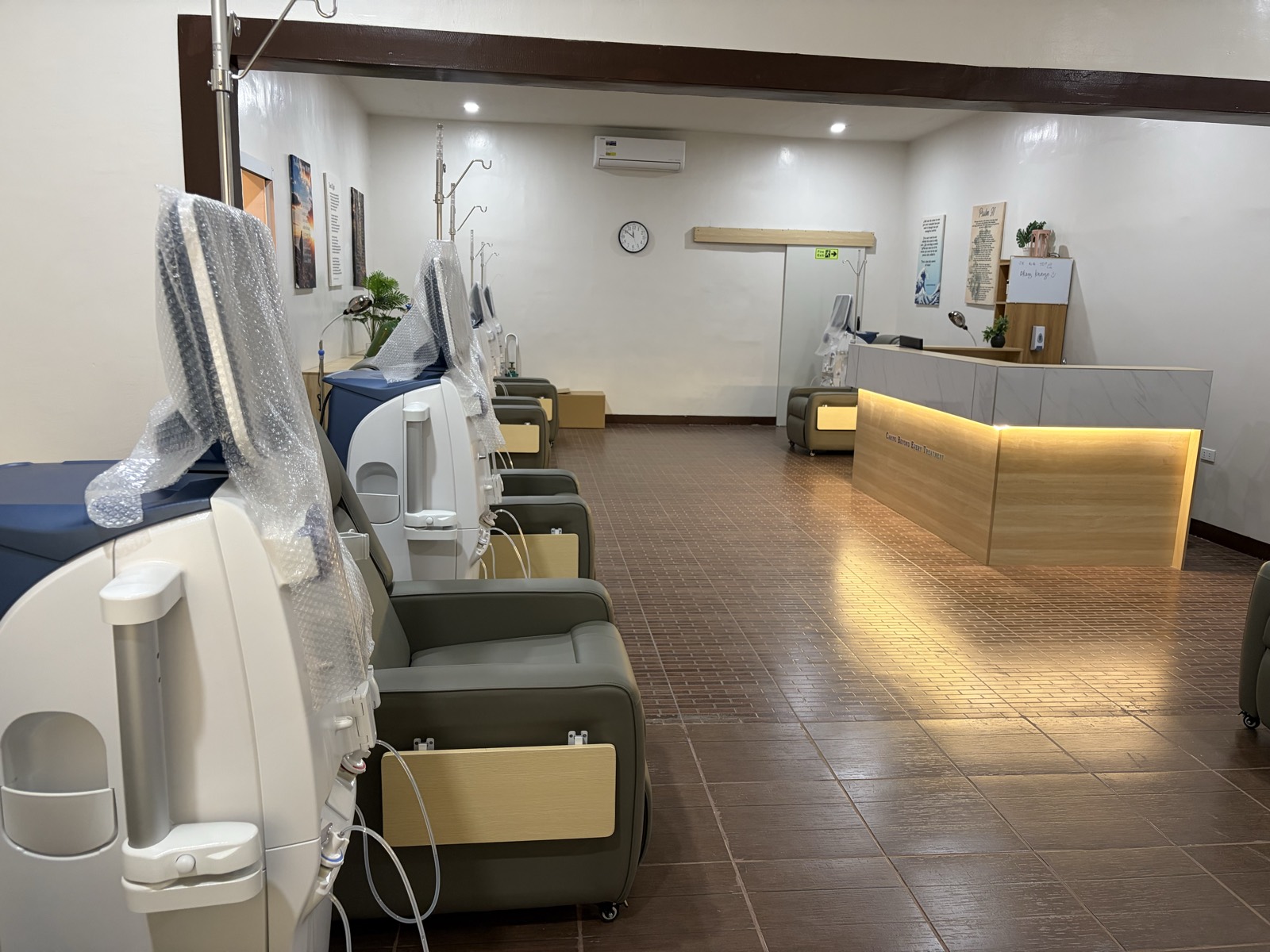 Inside a client dialysis center built by OmniCare