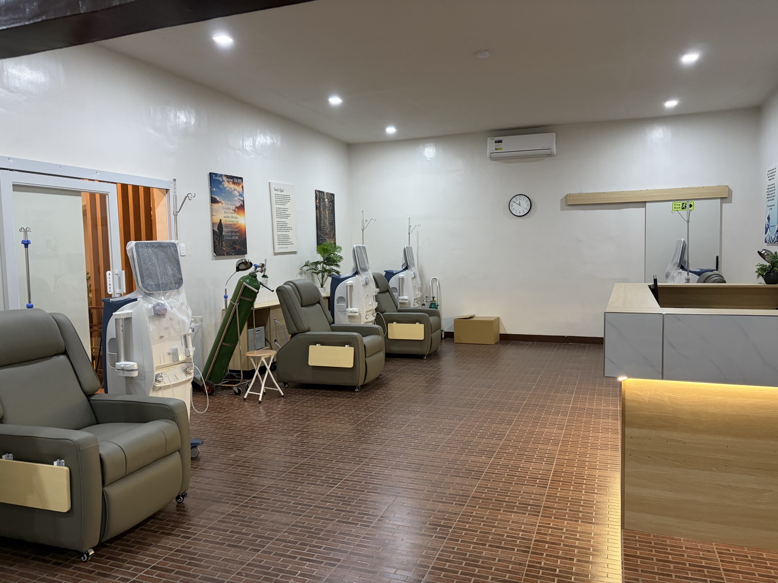 Inside a client dialysis center built by OmniCare