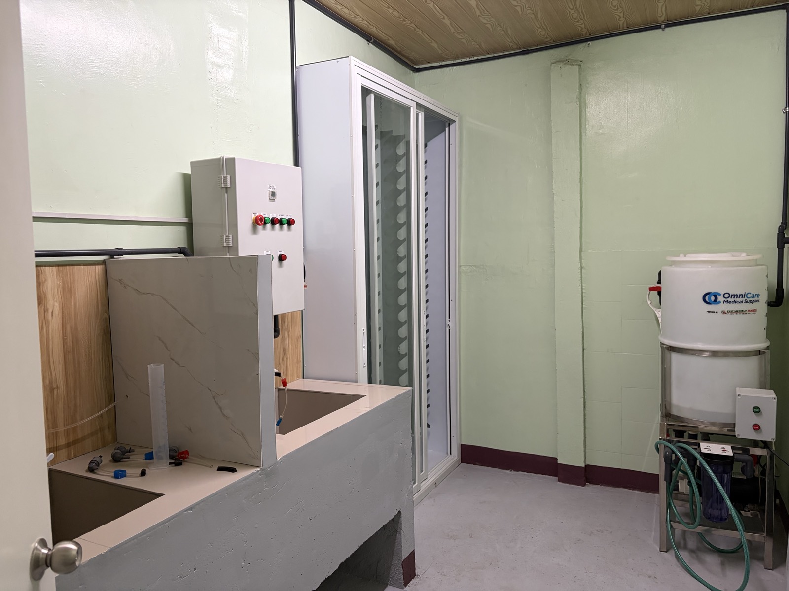 Inside a client dialysis center built by OmniCare